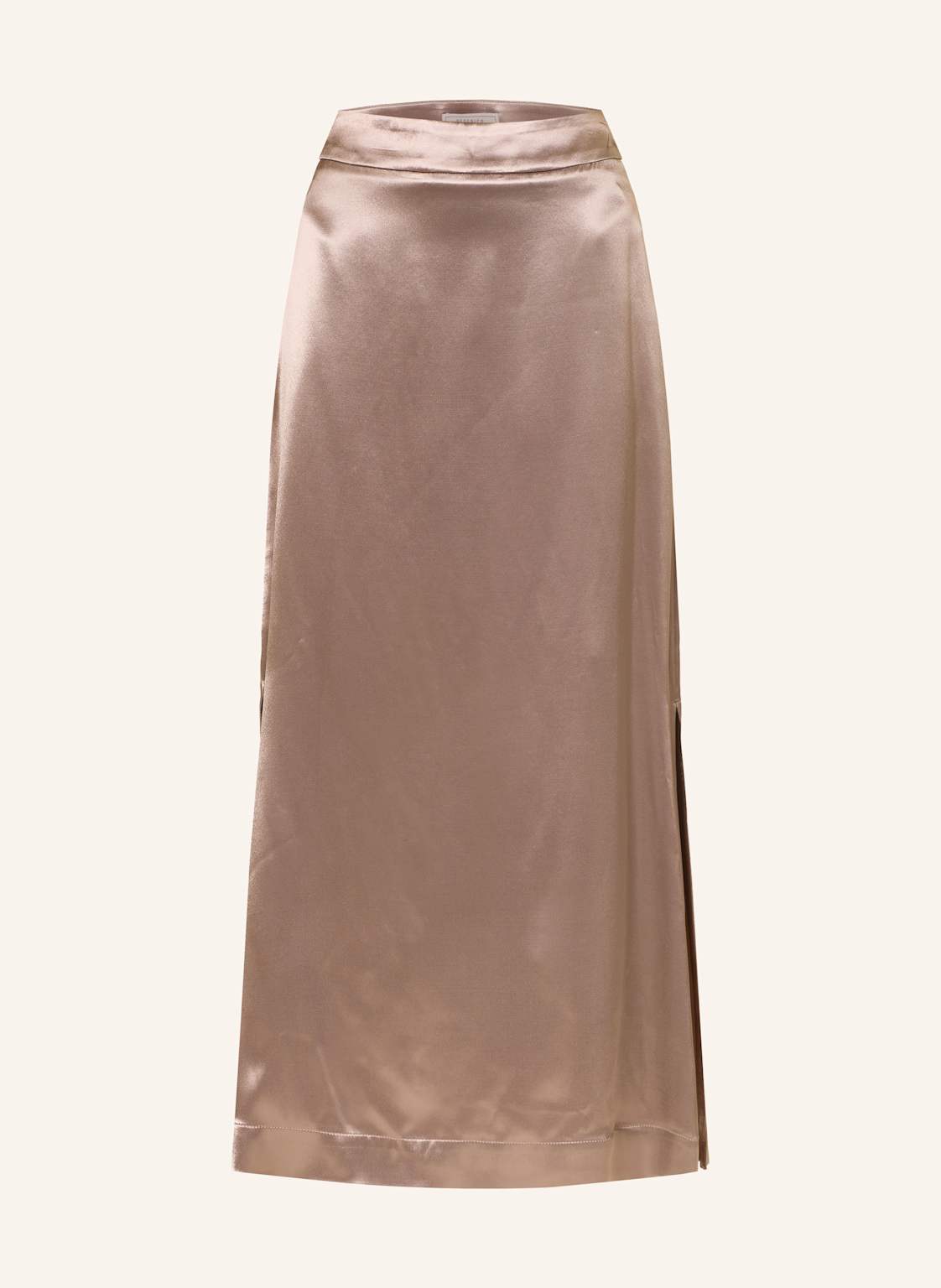 Peserico Spódnica Satynowa beige