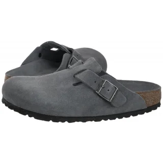 Klapki Boston BS Soft Footbed Basalt Gray Tonal FB 1030874 (BK321-a) Birkenstock