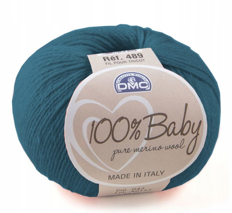 włóczka DMC 100% BABY kol. 072 / ciemny niebieski