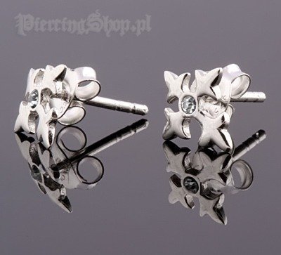 kolczyki do uszu KRZYŻ CR [STF-330]