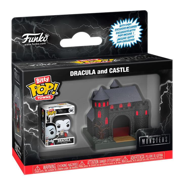 funko pop! universal monsters bitty town dracula's castle with dracula