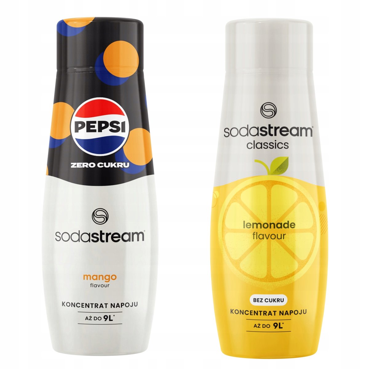 Zestaw 2 koncentratów do wody. Sodastream Pepsi MAX Mango + Lemonade Zero