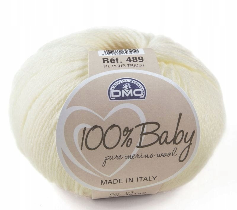 włóczka DMC 100% BABY kol. 03 / ekrii