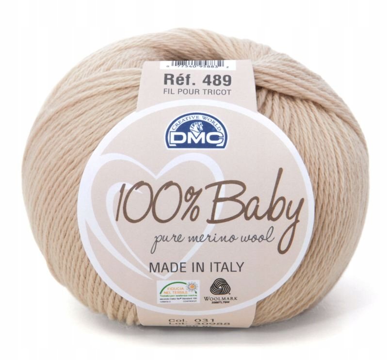 włóczka DMC 100% BABY kol. 031 / ciepły beż