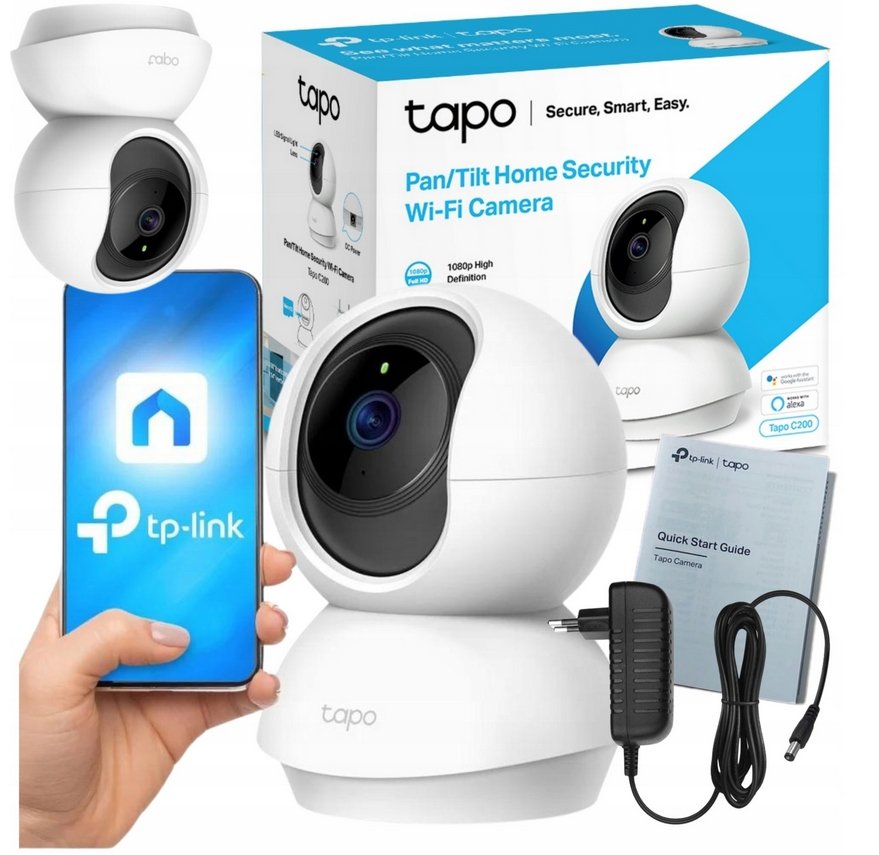 KAMERA OBROTOWA ELEKTRYCZNA NIANIA BEZPRZEWODOWA WIFI IP DO POKOJU DZIECKA