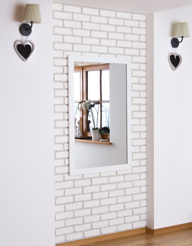 Lustro Profilmat w ramie BIAŁEJ 120x80 PREMIUM