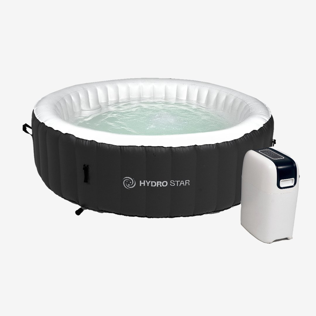 HYDRO STAR dmuchane spa ogrodowe basen HORIZON SZARY okrągły 4-5 os.