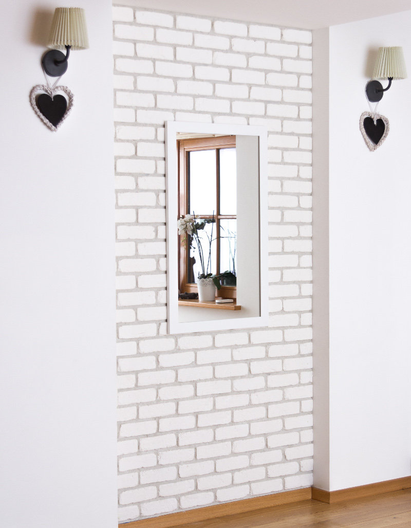 Lustro Profilmat w ramie BIAŁEJ 100X50 PREMIUM