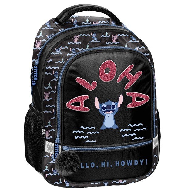 Plecak szkolny czarny One of a kind Stitch Paso