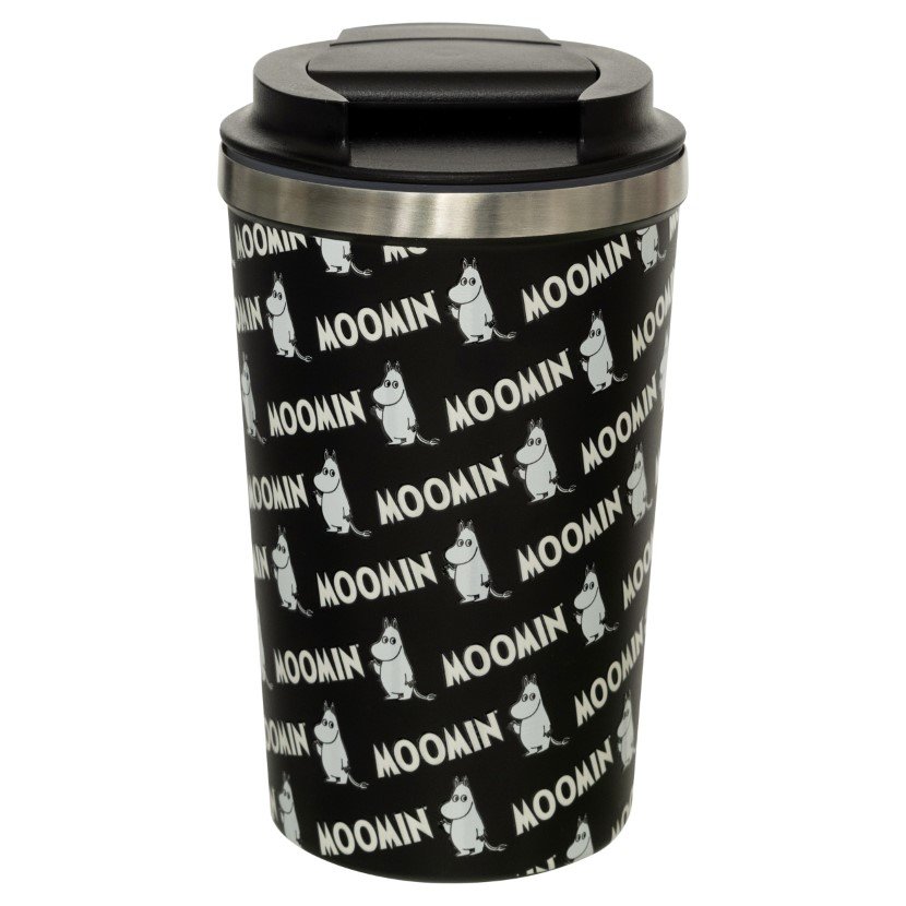 Kubek Termiczny, Moomin, Czarny, 360 ml