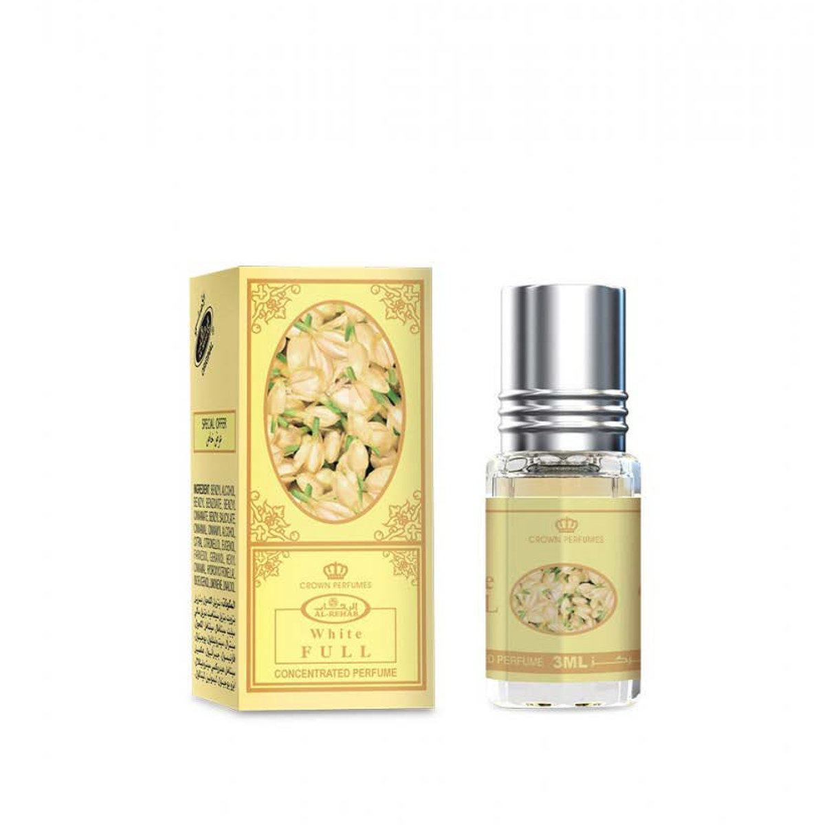 Al Rehab, WHITE FULL, Perfumy Arabskie w Olejku, 3 ml