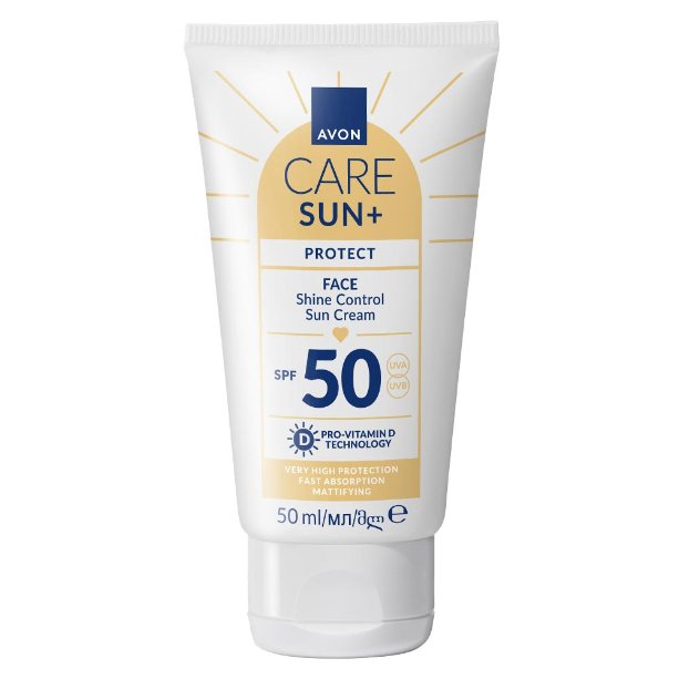 AVON SUN MATUJĄCY KREM NAWILŻAJĄCY DO OPALANIA TWARZY 50 ML SPF50 VITAMIN D