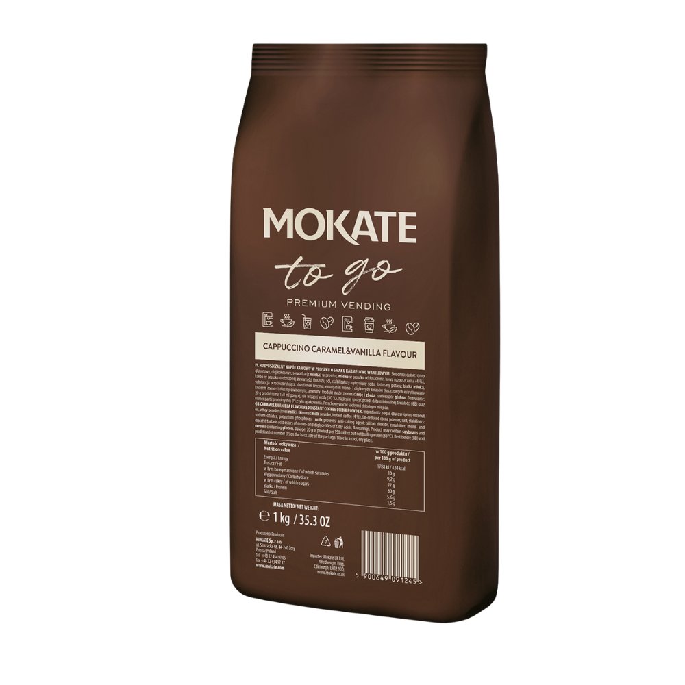 Mokate To Go Cappucino Caramel Vanila vending 1 kg
