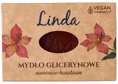 Linda Glicerynowe Mydło w kostce do mycia rąk PURE CARE Owocowo-kwiatowe