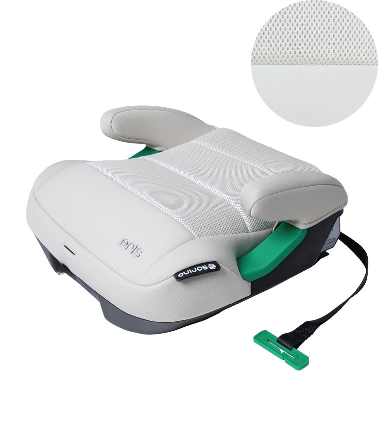 FOTELIK BOOSTER PODSTAWKA SIEDZISKO SORINO ERIS ISOFIX BEŻOWY 125-150 CM