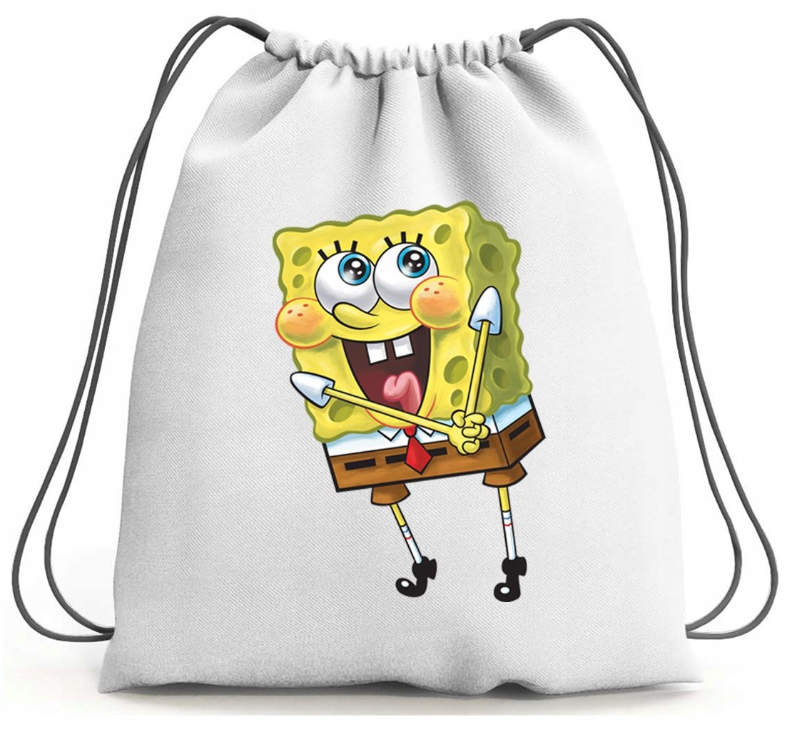 PLECAK WOREK SPONGEBOB SZKOLNY NA BUTY WF