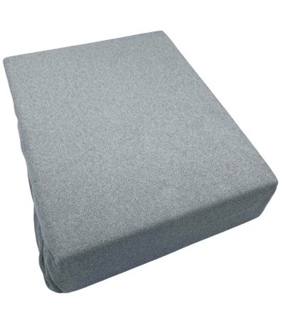 Prześcieradło frotte z gumką grube 200x220 +zakład 30 cm kolor szary