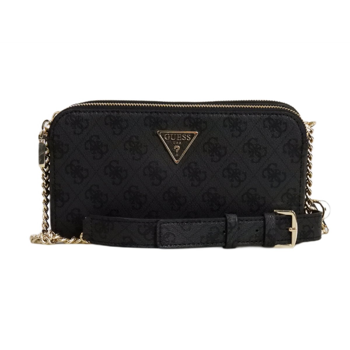 Torebka damska na ramię Guess Eco Erica Status Crossbody Szara - HWESG951012