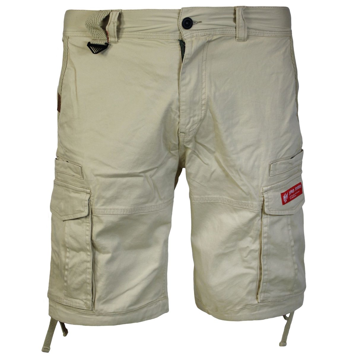 spodnie bojówki krótkie YAKUZA PREMIUM - CARGO SHORTS light sand-S