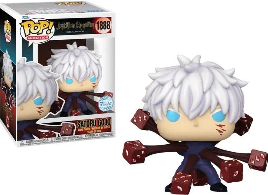 funko pop! jujutsu kaisen premium 1888 gojo (trapped)