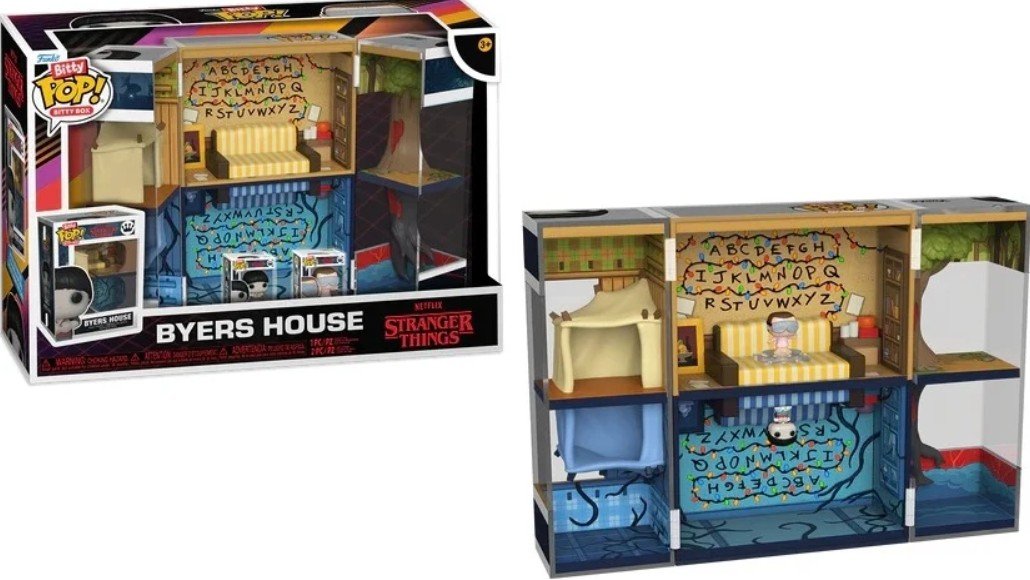 funko pop! bitty boxes stranger things byers house