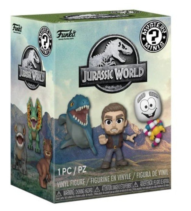 funko pop! mystery minis figurka w ciemno jurassic world mystery minis