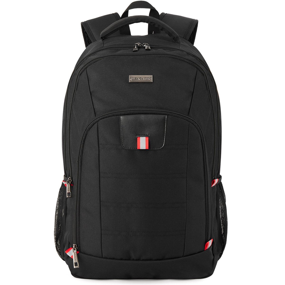 Plecak męski czarny miejski wielokomorowy trzy komory sportowy do szkoły pracy ZAGATTO
