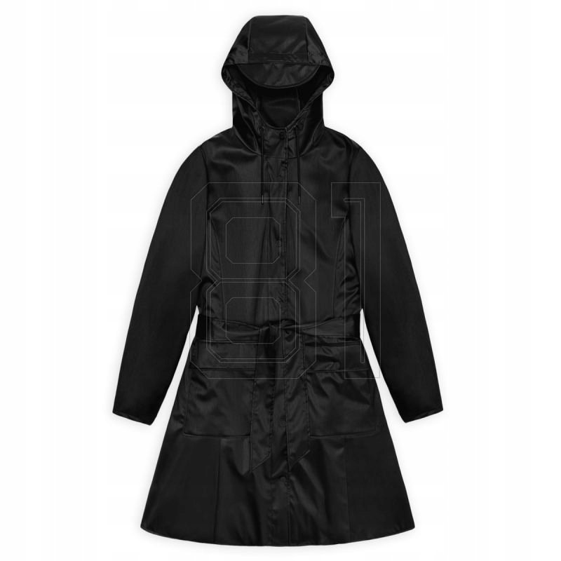 Kurtka, płaszcz przeciwdeszczowy Rains Curve Jacket W3 W 18130 01 L