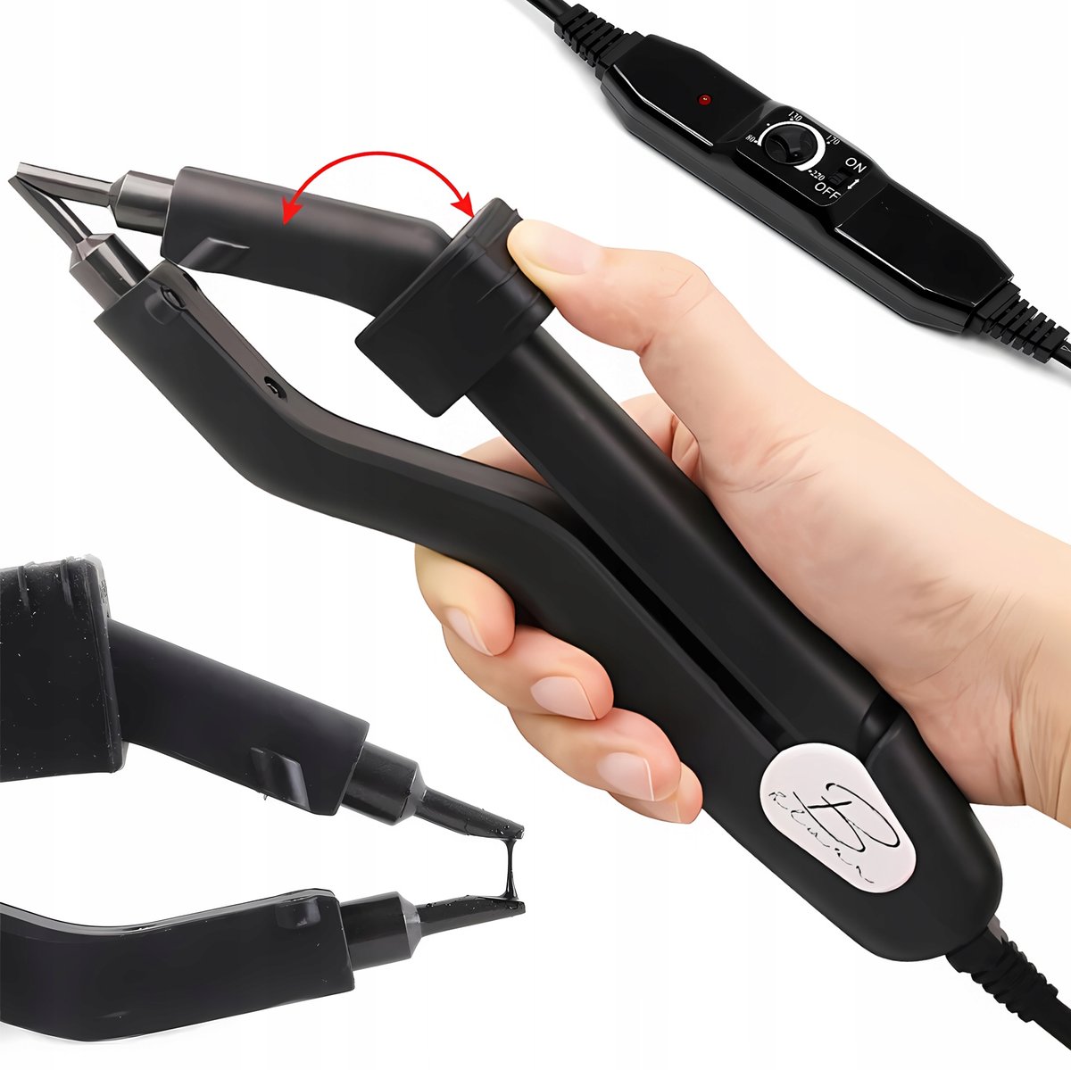 Zgrzewarka do profesjonalnego przedłużania włosów Heat Fusion Loof