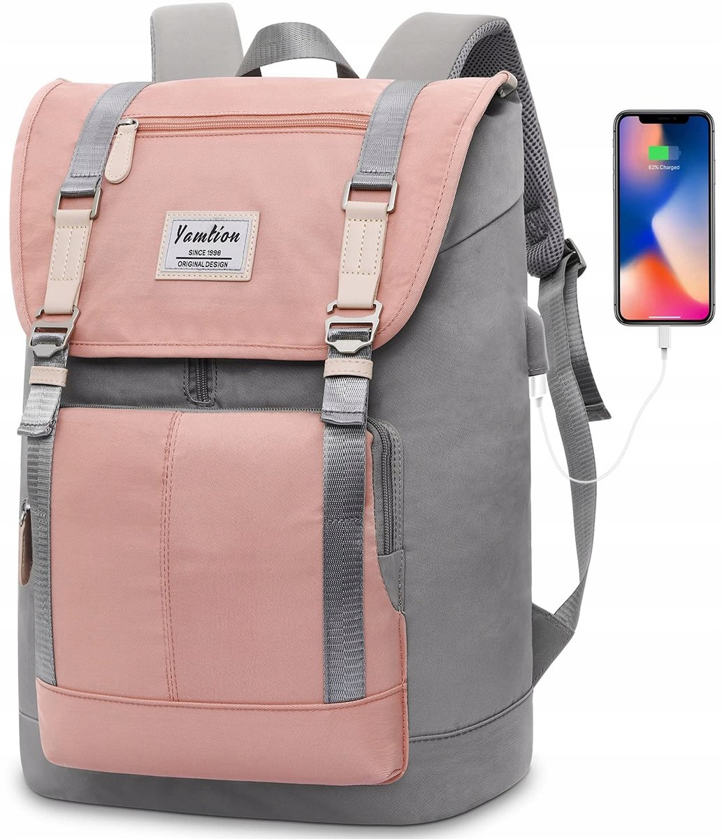 YAMTION Plecak damski miejski na laptopa 17 ''