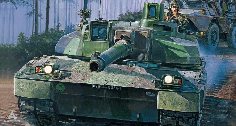 Model plastikowy French Army Char Leclerc 1/72