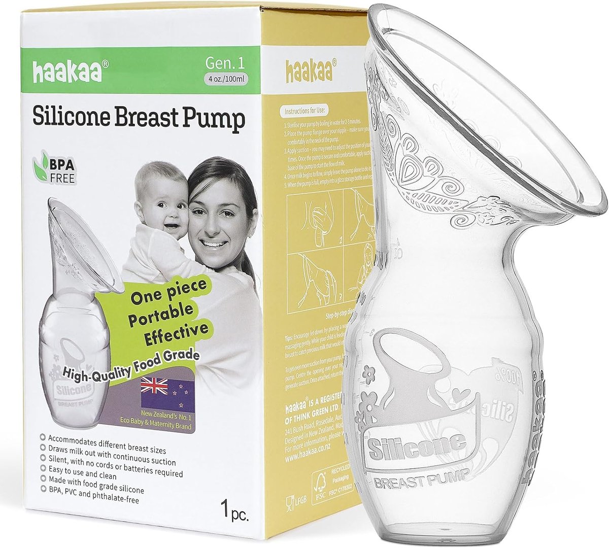 Silikonowy laktator 100ml