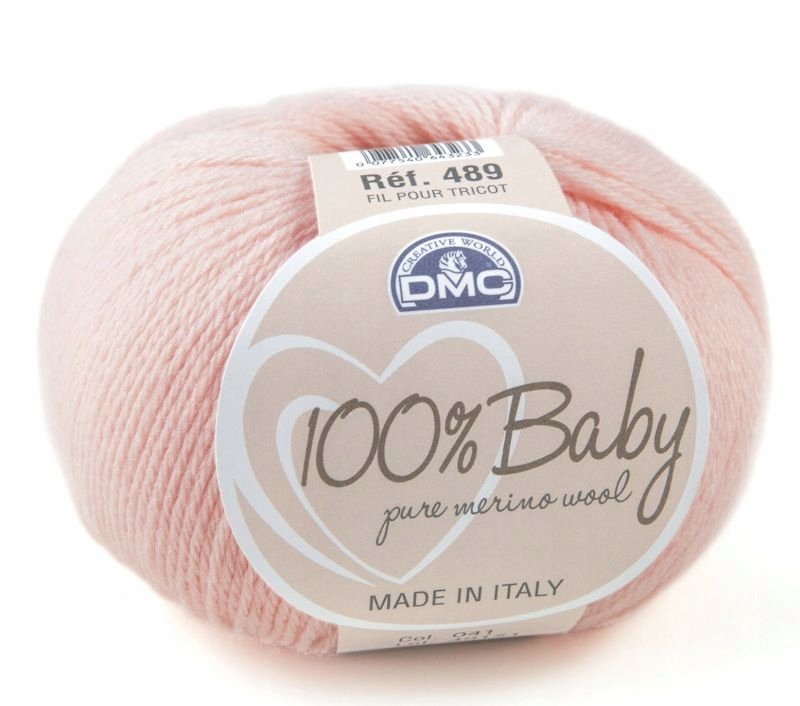 włóczka DMC 100% BABY kol. 041 / jasny roż