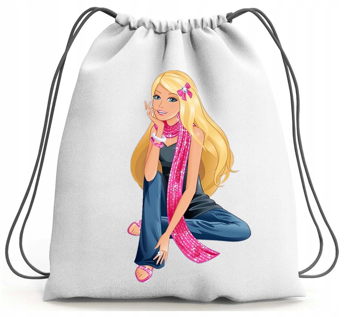 PLECAK WOREK BARBIE SZKOLNY NA BUTY WF
