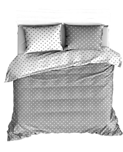 Komplet pościeli 100% bawełna premium 160x200cm wzór kropki