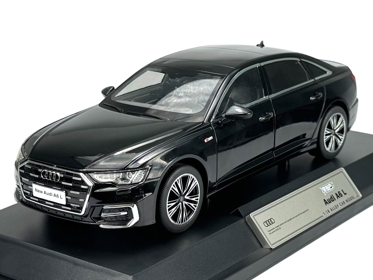 ALLOY CAR AUDI A6 L C8 CZARNY 1:18