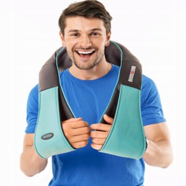 MASAŻER SHIATSU DO SZYI KARKU RAMION DO DOMU - RELAKS I ODPRĘŻENIE