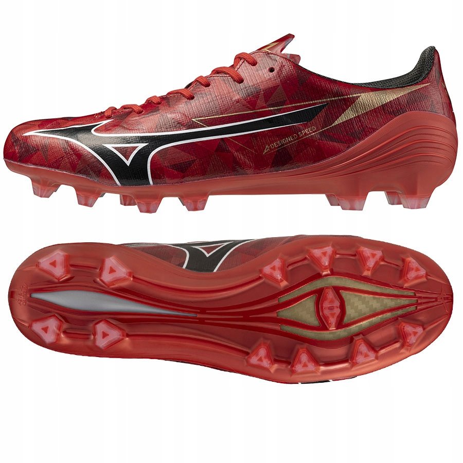 Buty Mizuno Alfa II Elite FG P1GA256260 czerwony 43