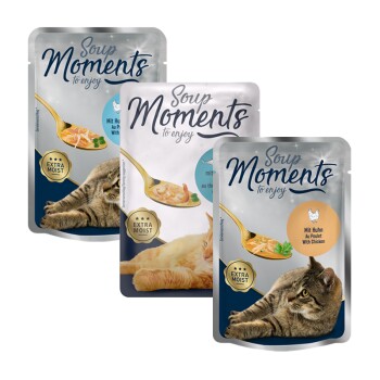MOMENTS Zupa Kot Dorosły Zestaw Mieszany 12x40 g