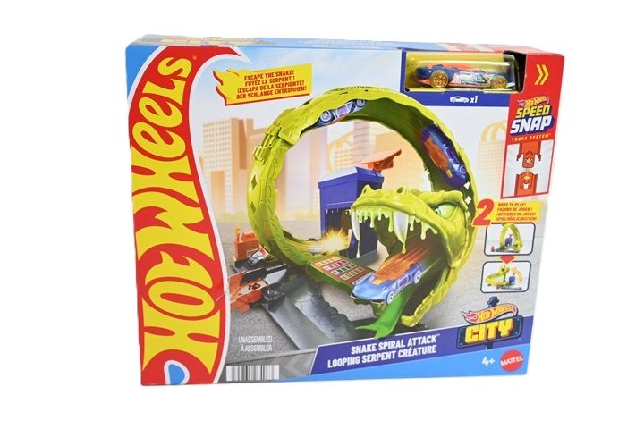 Hot Wheels City Zakręcony tor węża - zabawka