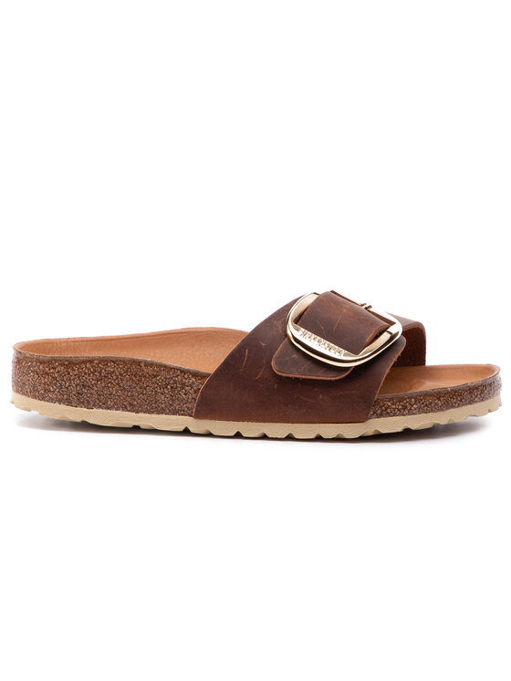 Birkenstock Klapki Madrid Big Buckle 1006525 Brązowy
