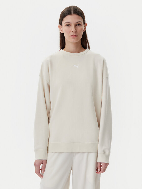 Puma Bluza Ess 685401 Beżowy Oversize