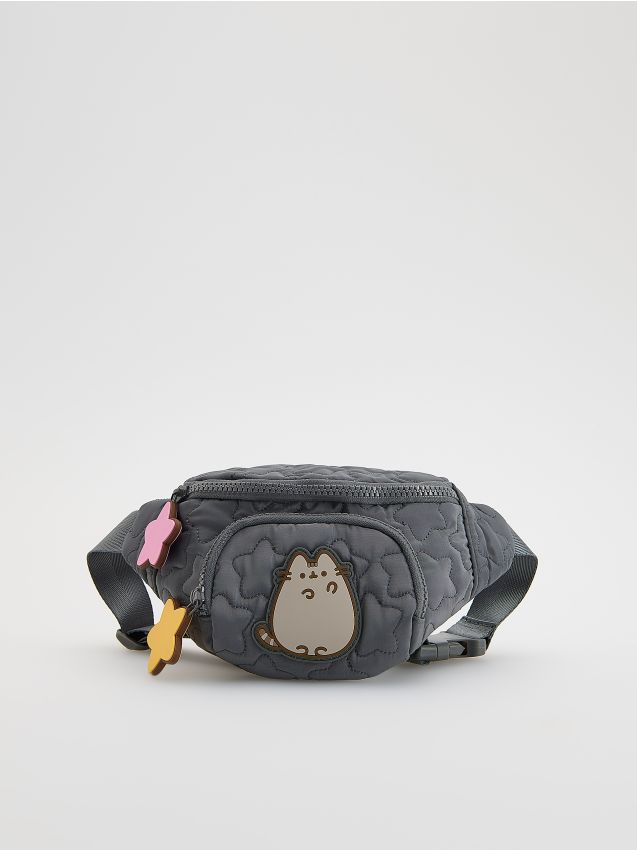 Reserved - Saszetka Pusheen - ciemnoszary