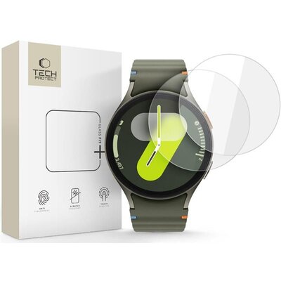 Szkło hartowane TECH-PROTECT Glass Fit+ do Samsung Galaxy Watch 4/5/6/7 44 mm (2 szt.)