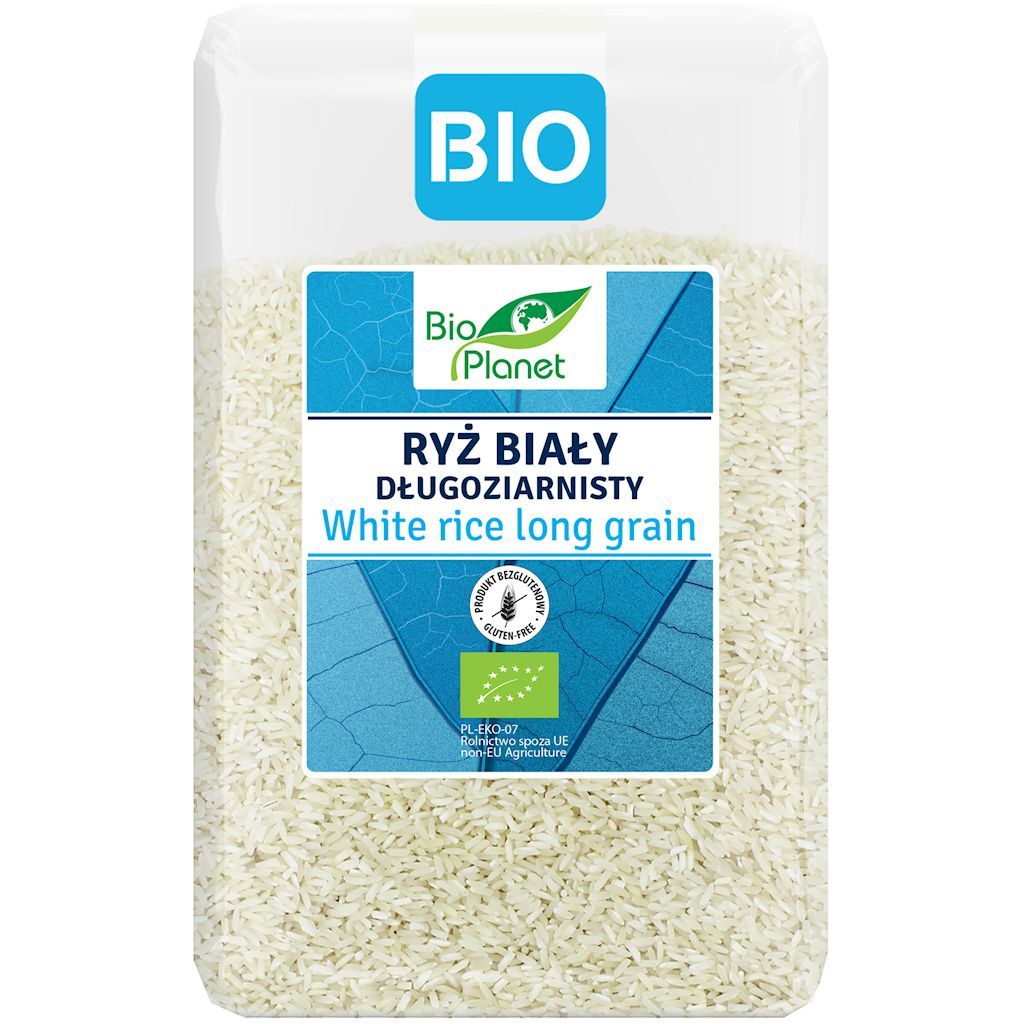 Bio Planet Ryż biały długoziarnisty 2 kg Bio - żywność