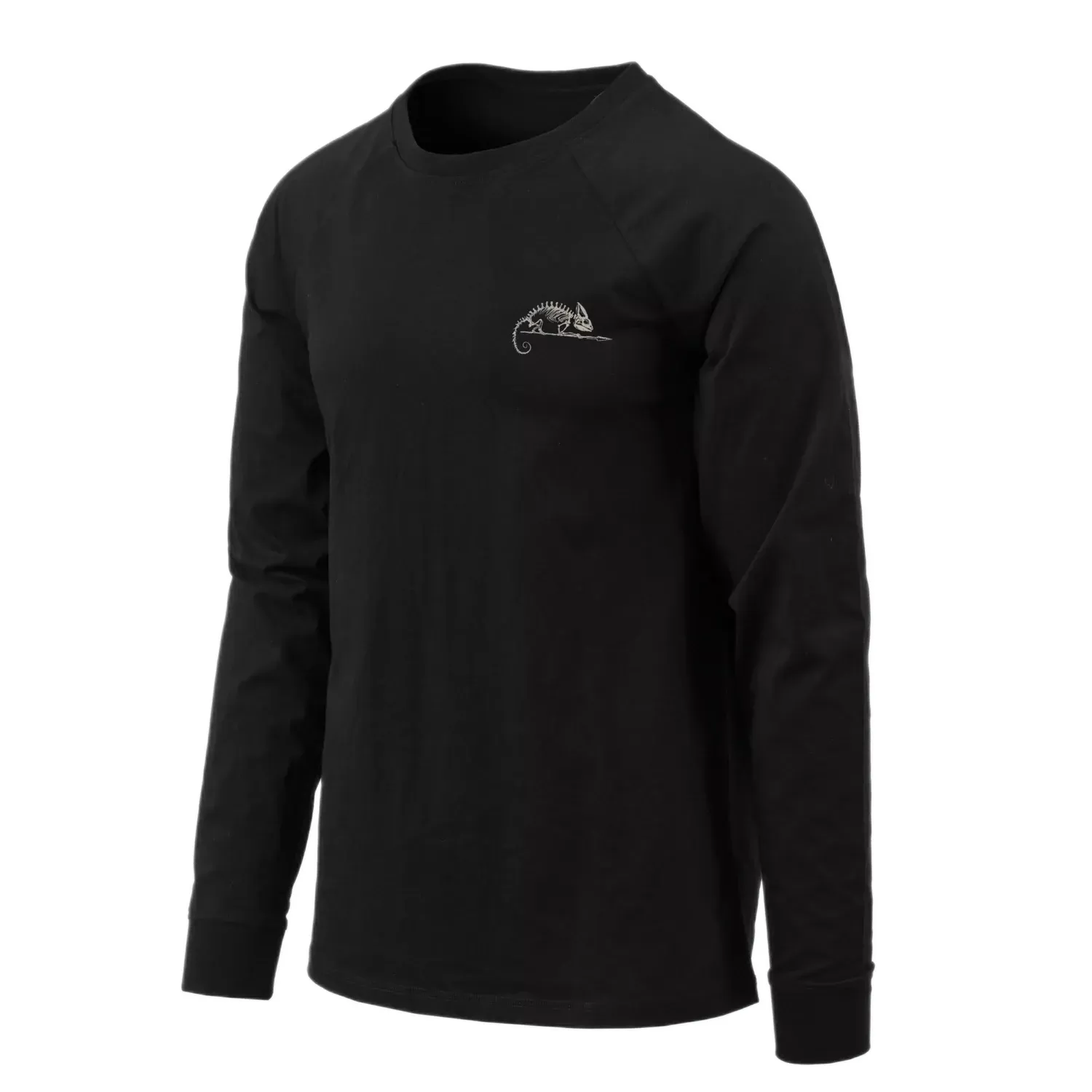 Longsleeve Helikon-Tex (Helikon-Tex Logo) - Czarny XXL