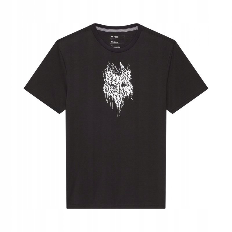 T-SHIRT FOX BARK TECH BLACK M
