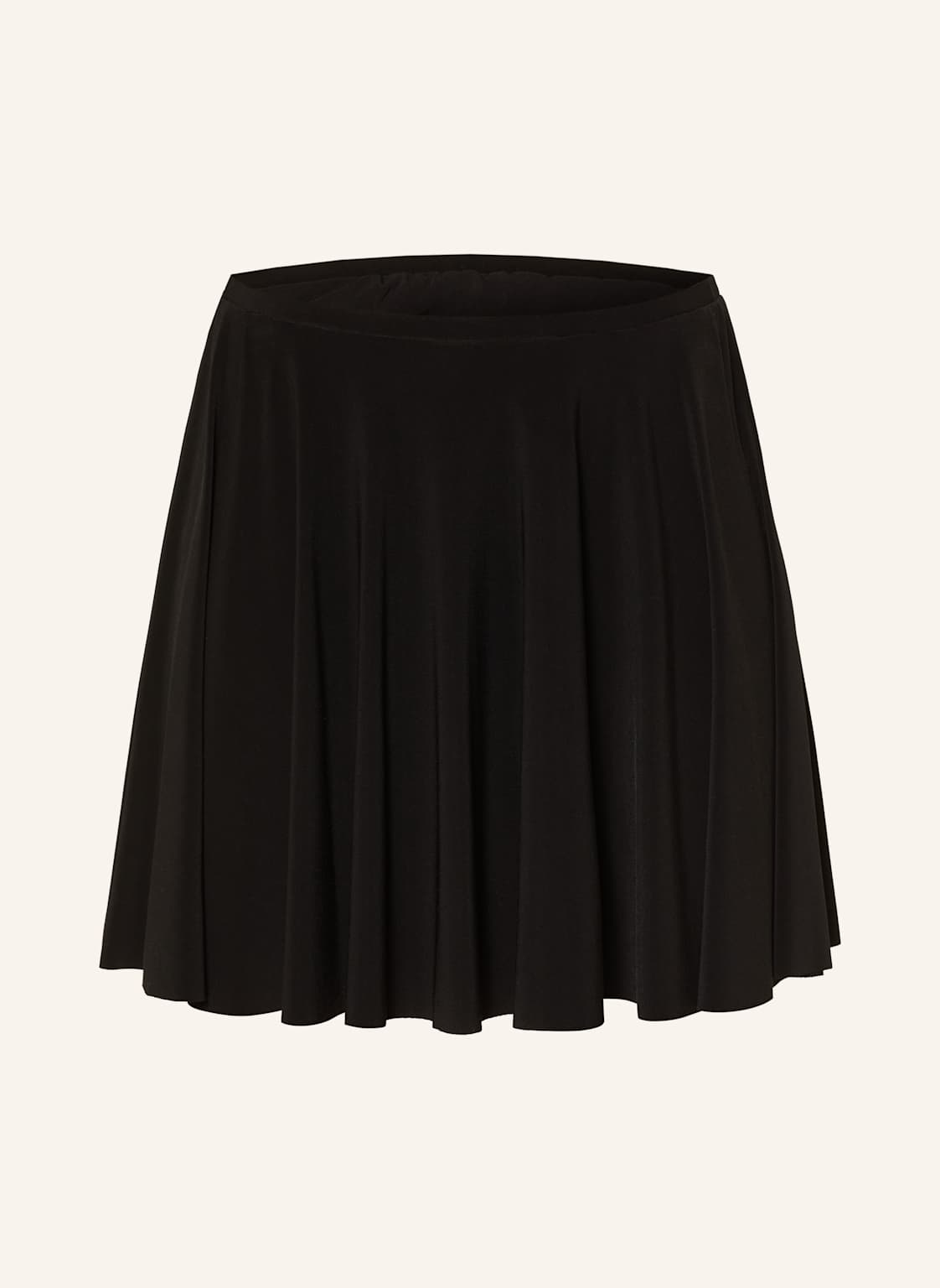 Norma Kamali Plisowana Spódnica schwarz