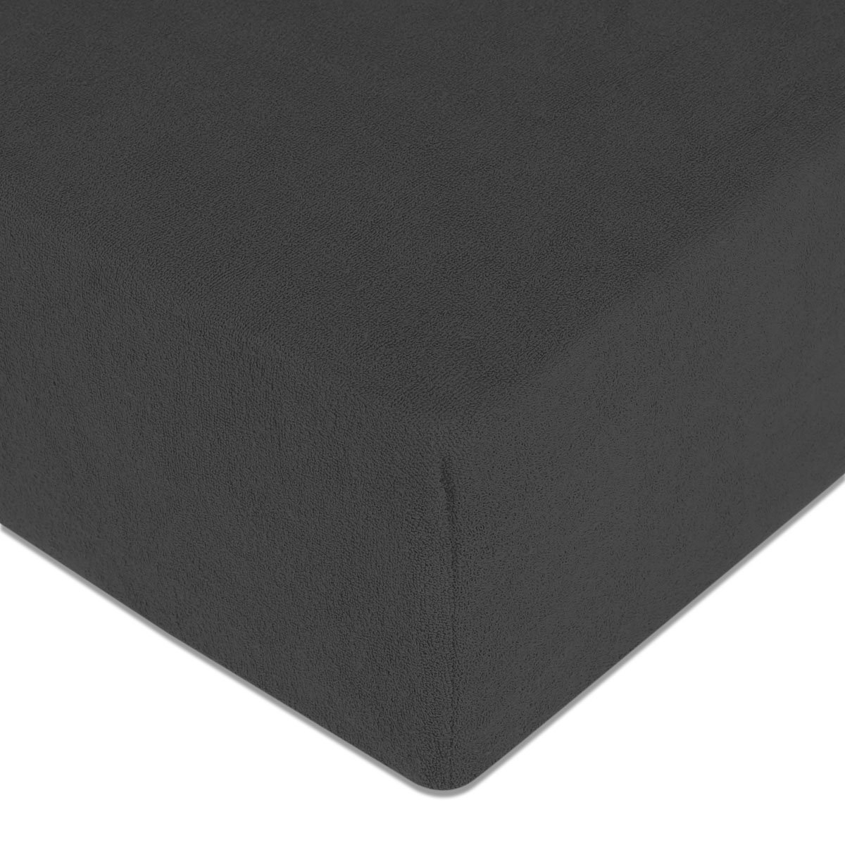 Prześcieradło Frotte 90 x 200 kol Ciemny Szary nr. 27