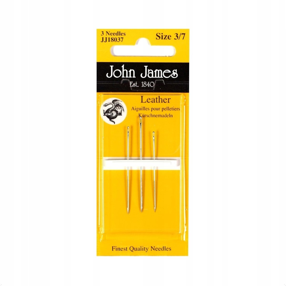 Igły do skóry nr 3-7 John James